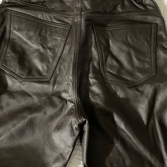 Lauren Ralph Lauren leather pants size 8 - Picture 3 of 3